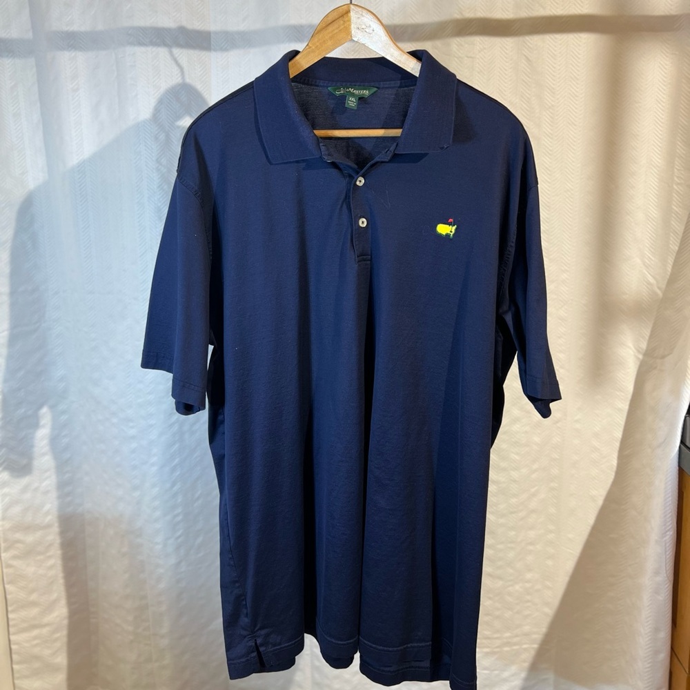 Masters Collection Navy Blue Pima Cotton Golf Polo XXL